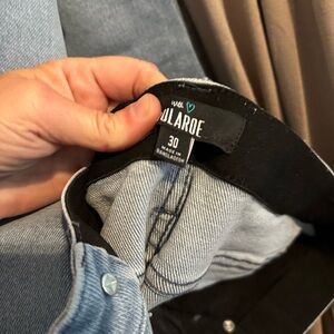 Lularoe denim/kicked flair